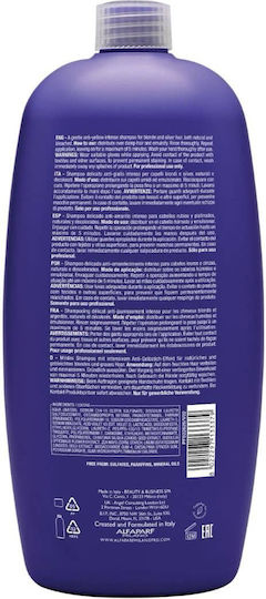 Alfaparf Milano Professional Semi Di Lino Anti - Yellow Low Shampoos Reconstruction/Nourishment for Coloured Hair 1000ml
