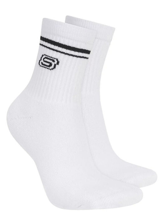 Skechers Γυναικείες Κάλτσες Wht