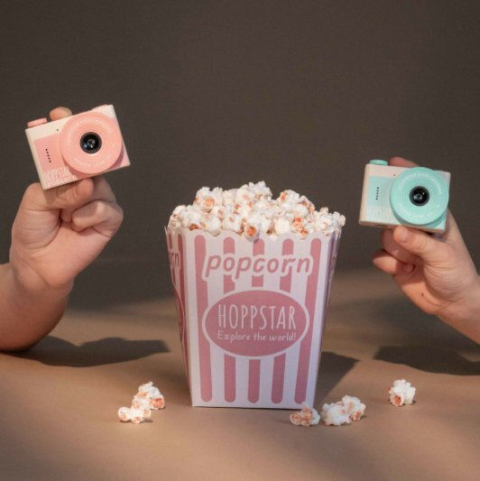 Hoppstar Popcorn Compact Φωτογραφική Μηχανή Ροζ
