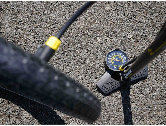 Michelin Pompă De Aer De Podea De Mână Cu Manometru 11 Bar/160psi Oțel Foot Pump Bicycles Pressure Gauge 804536