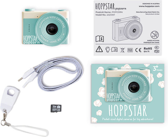 Hoppstar Popcorn Kompaktkamera Türkis
