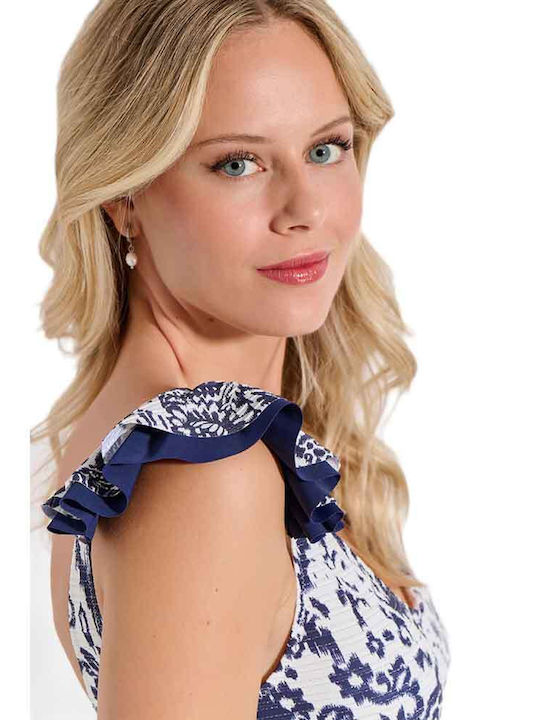Set Bikini Sports Bra with Light Padding White
