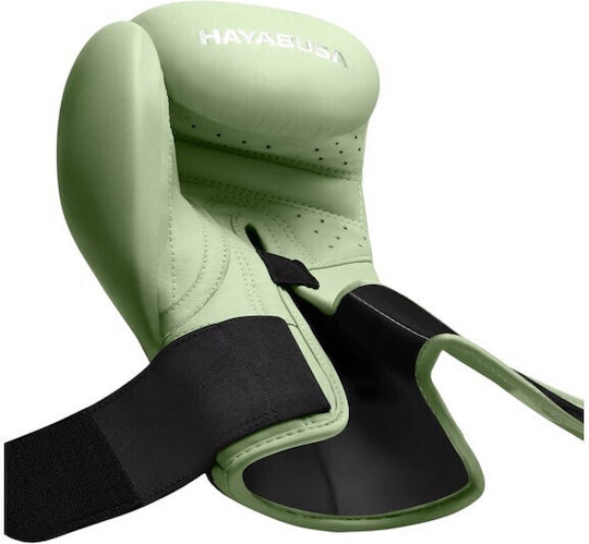 Hayabusa T3 Kanpeki Leather Boxing Gloves for Competition Green