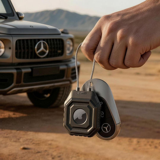 Tech-Protect Kevlar Bluetooth-Tracker-Zubehör für AirTag in Schwarz