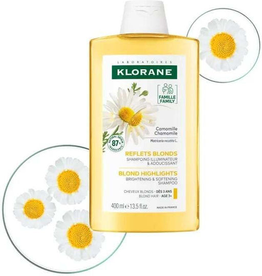 Klorane Camomille Шампоан За Обем И Запазване На Цвета За Оцветени Коса 400ml