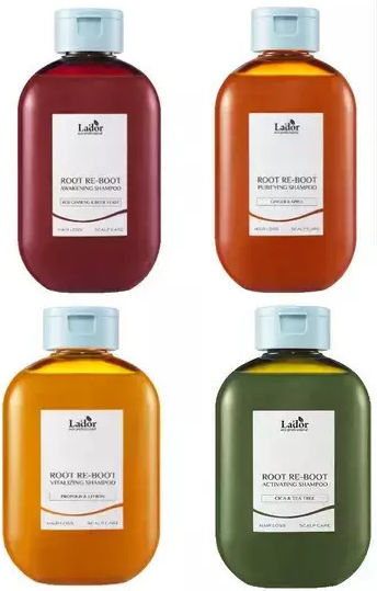 Lador Root Re-Boot Purifying Ginger & Apple Shampoos Against Hair Loss for Sensitive Scalp for Oily Hair 300ml
