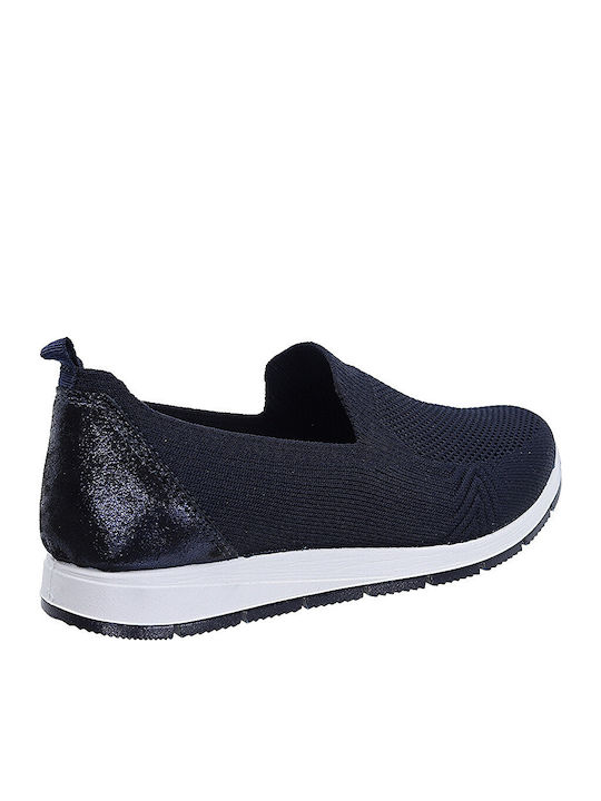 Anatomic Women's Leather Blue Slip-Ons