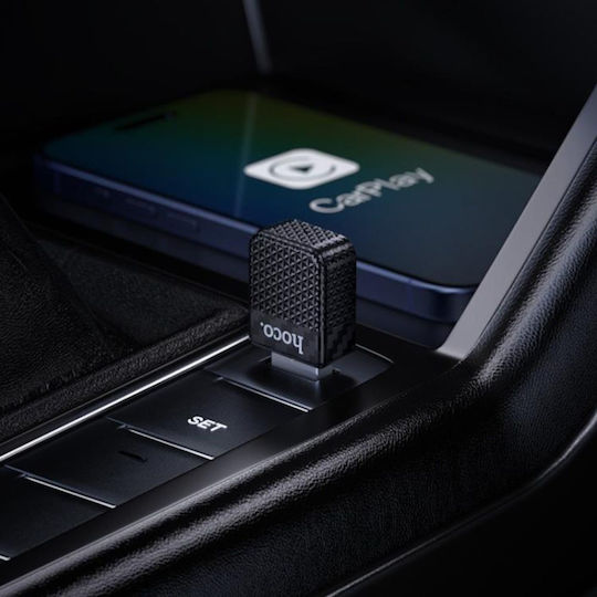 Hoco Hu3 Tony Wireless Car Carplay Adapter Usb Type-c Black