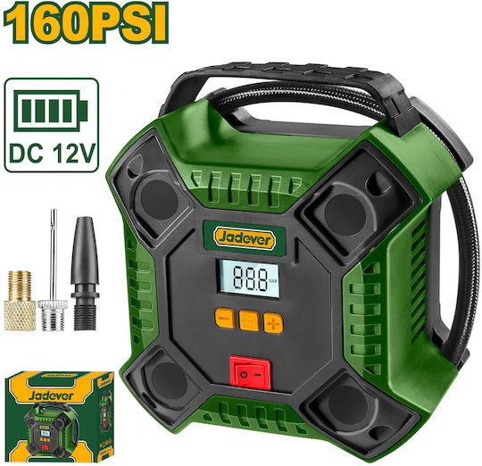 Jadever Τρόμπα Αυτοκινήτου με Καλώδιο Αναπτήρα 12V