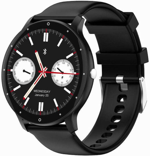 Gravity GT1 PRO 46mm Smartwatch with Heart Rate Monitor White