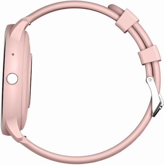 Gravity GT1 Pro 46mm Smartwatch with Heart Rate Monitor (Blue / Pink)