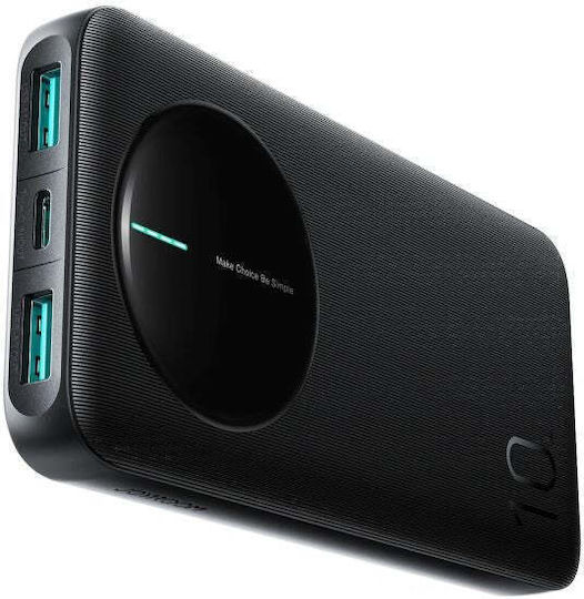 Joyroom JR-PBF12 Pro Power Bank 10000mAh 22.5W with 2 USB-A Ports and USB-C Port Black