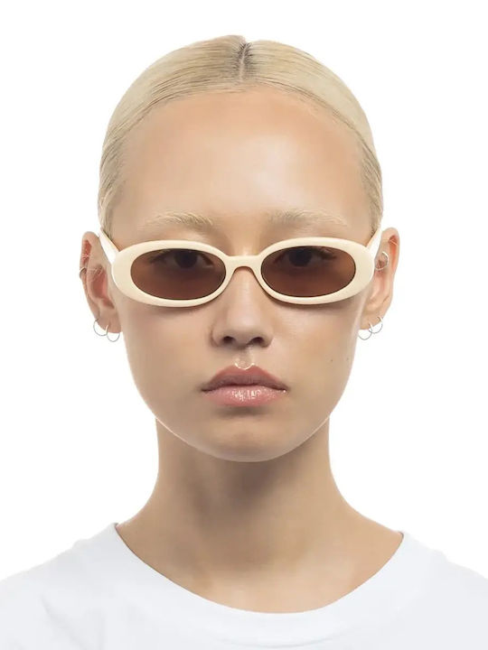 Le Specs Outta Love Bărbătești Ochelari de soare cu Bej Cadru și Bej Lentilă LSP2452364
