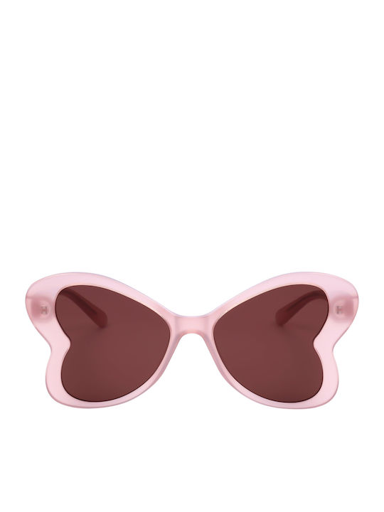 Stella McCartney Unisex Γυαλιά Ηλίου με Ροζ Κοκκάλινο Σκελετό και Ροζ Φακό SC4063IK 72S
