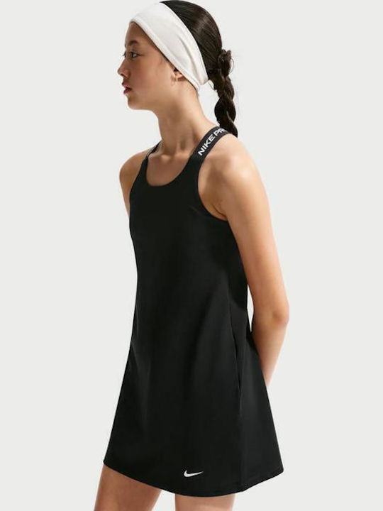 Παιδικό Φόρεμα Dri-Fit Σετ με Μπλούζα Black