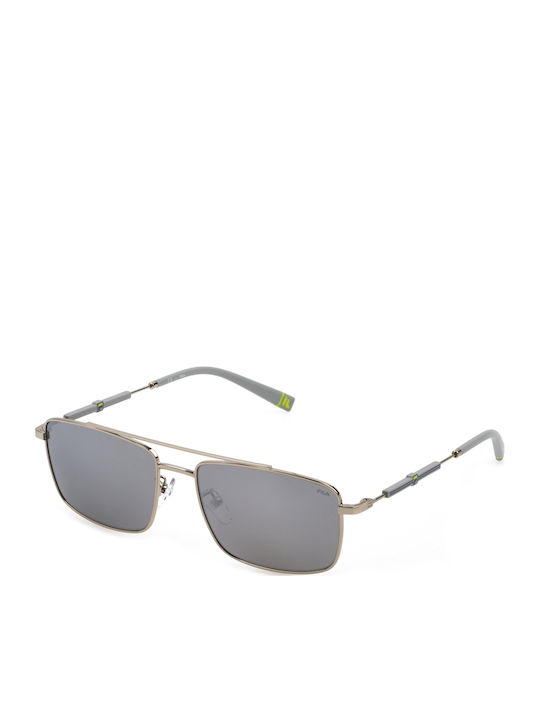 FILA Men's Sunglasses with Gray Frame and Gray Lens