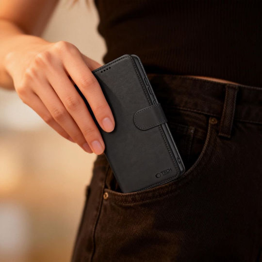 Tech-protect Wallet Motorola Moto G57 Power G67 Power Black