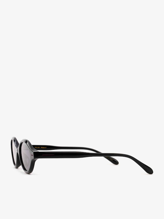 Projekt Produkt Men's Sunglasses with Black Plastic Frame and Black Lens 476382