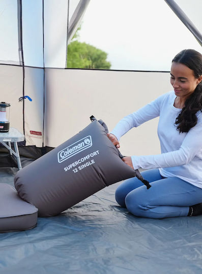 Coleman Auto-umflare Saltea de Dormit Camping Single Neagră