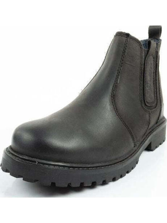 Yuma Leather Beige Chelsea Boots