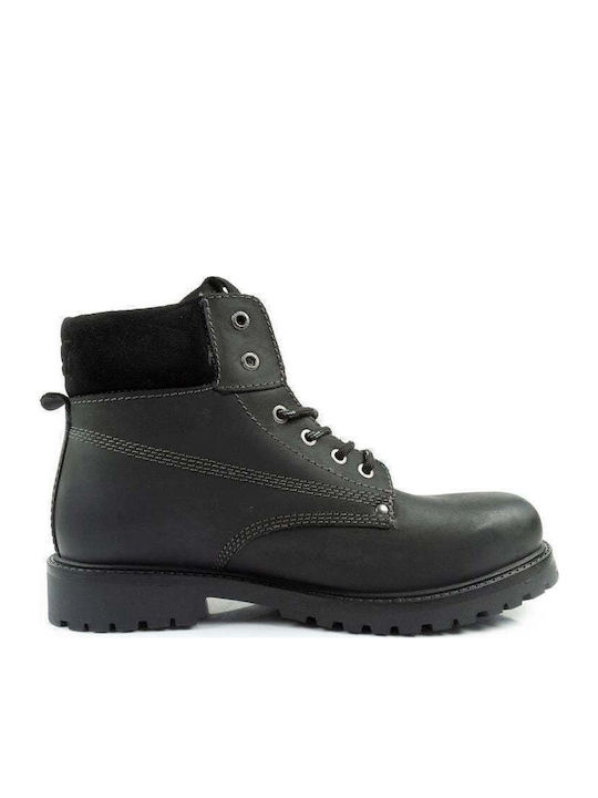 Arch Кожени Челси Мъжки Ботуши Черни