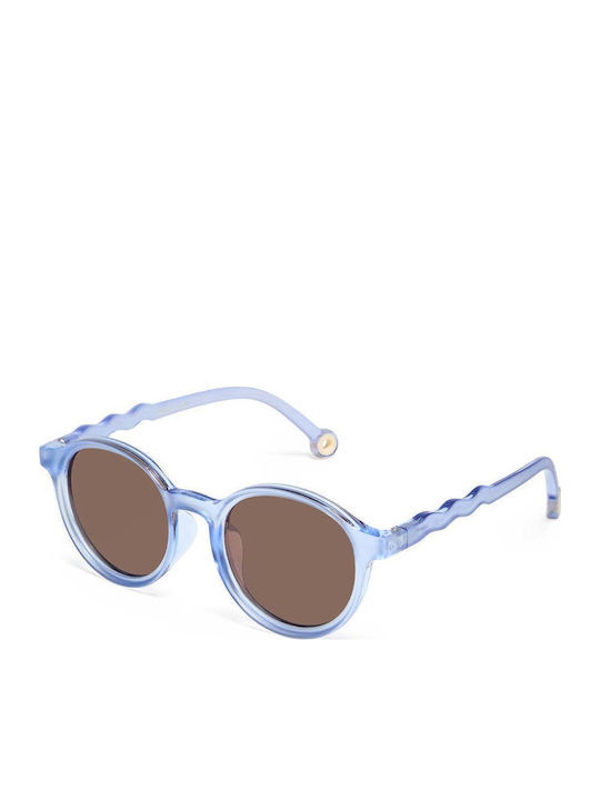Olivio & Co Oval Kids Light Blue Sunglasses For 3-5 Years