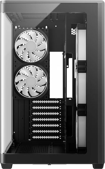 Deepcool CG590U 5F Gaming Midi Tower Κουτί Υπολογιστή με Πλαϊνό Παράθυρο και ARGB Φωτισμό Μαύρο