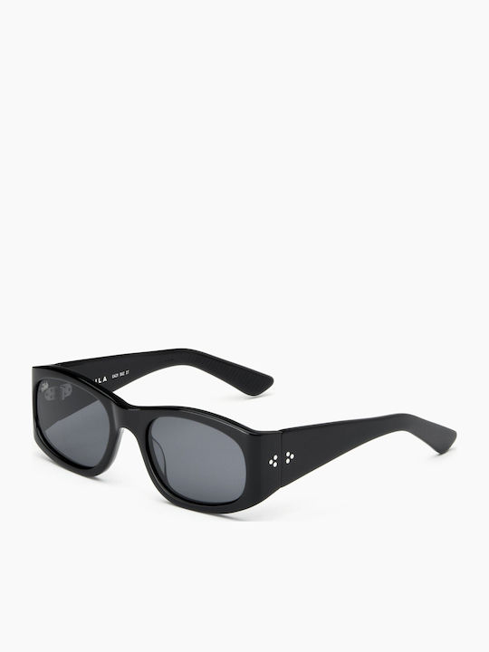 Akila Men's Sunglasses with Black Plastic Frame and Black Lens 424764