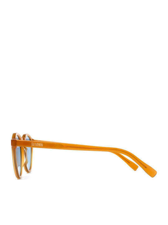 Faos Men's Sunglasses with Brown Plastic Frame and Brown Lens 489401