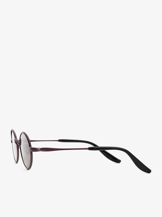 Projekt Produkt Men's Sunglasses with Purple Metal Frame and Purple Lens 476450