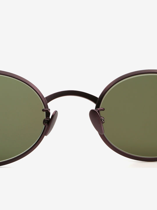 Projekt Produkt Men's Sunglasses with Purple Metal Frame and Purple Lens 476450