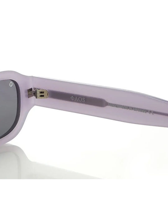 Faos Mykonos Damen Sonnenbrille mit Lila Kunststoff Gestell und Lila Linse 474361