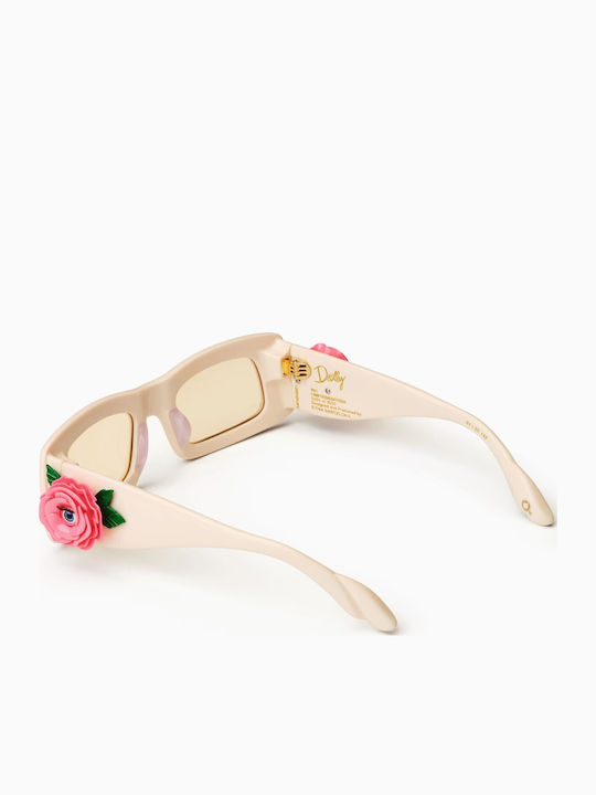Etnia Barcelona Women's Sunglasses with Beige Plastic Frame and Beige Lens 476562