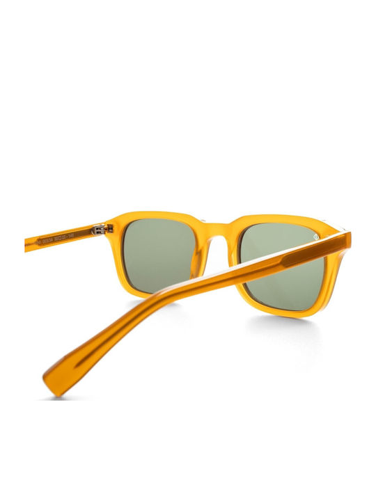 Faos Santorini Herren Sonnenbrille mit Braun Kunststoff Gestell und Braun Linse 474307