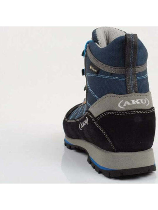Aku Trekker Wide Ghete De Drumeție Impermeabile Pentru Femei Cu Membrană Gore-Tex Bleumarin