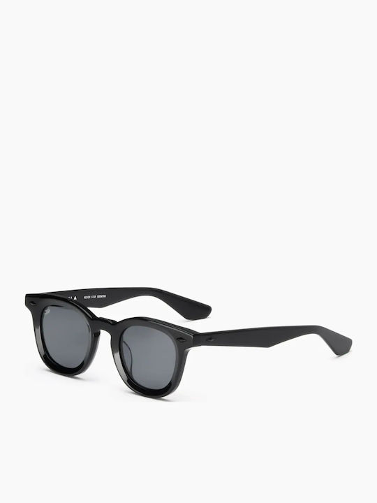 Akila Men's Sunglasses with Black Plastic Frame and Black Lens 424816