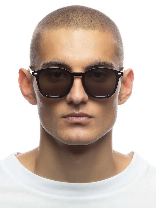 Le Specs Unisex Sonnenbrille mit Schwarz Gestell und Schwarz Linse LSP2229580