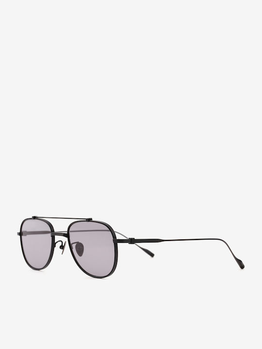 Projekt Produkt Sunglasses Μαύρα with Metal Frame & Gray Lens
