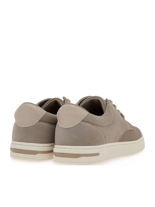 Leather Men's Casual Shoes Beige