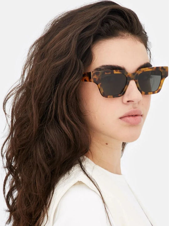 Retrosuperfuture Storia Unisex Sonnenbrille mit Kunststoff Gestell Spotted Havana