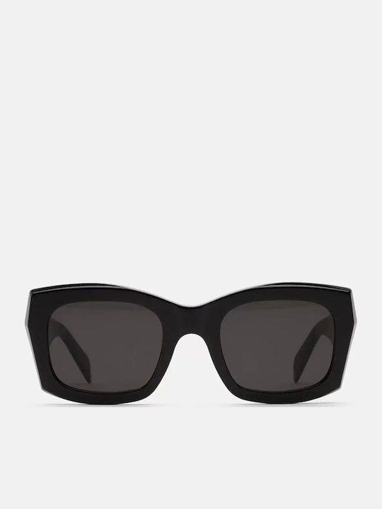 Retrosuperfuture Bărbătești Ochelari de soare cu Negru Cadru și Negru Lentilă 494140