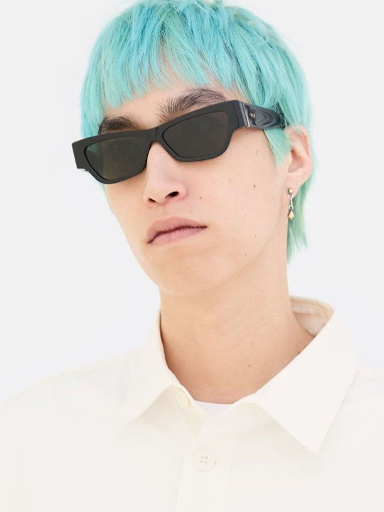 Retrosuperfuture Sunglasses Μαύρα with Acetate Frame & Black Lens