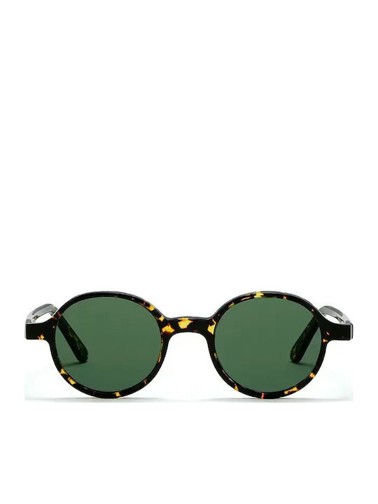 L.G.R. Reunion Unisex Γυαλιά Ηλίου με Κοκκάλινο Σκελετό Havana Scuro 09 / Flat Green g15