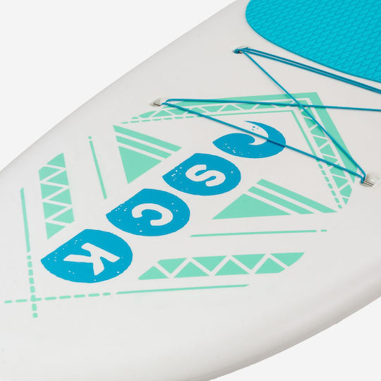 SCK Hdpe Φουσκωτή Σανίδα SUP με Μήκος 3.3m Τιρκουάζ