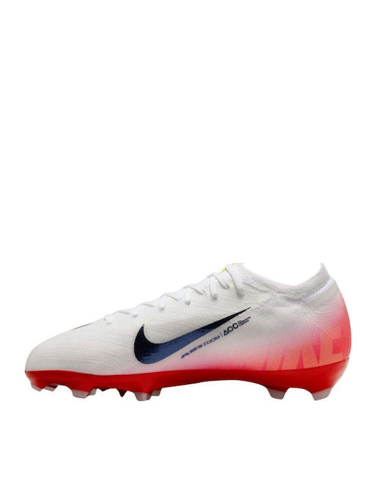 Mercurial Vapor 16 Pro FG Детски Футболни Обувки с Бутони Бежови