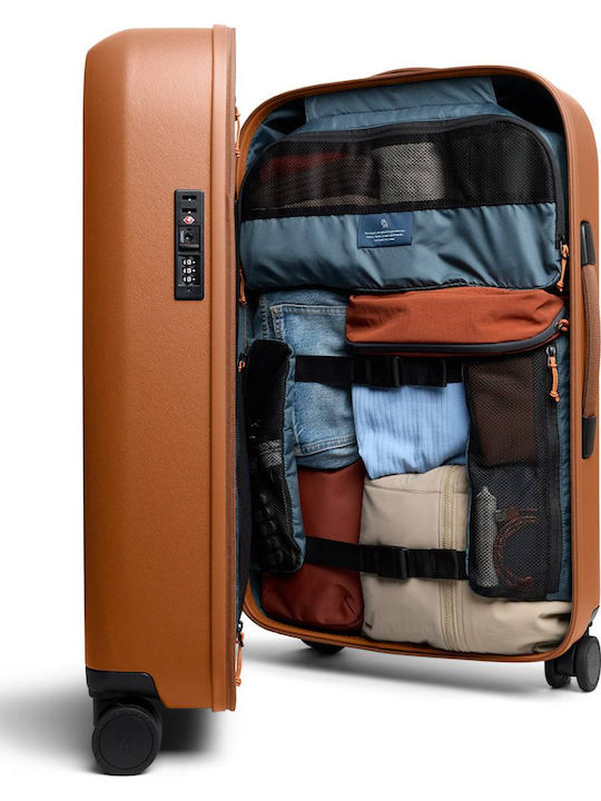 Bellroy Mittlerer Hartschalen-Reisekoffer Bronze mit 4 Rädern