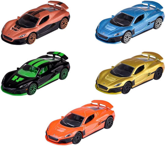 Set 5 Mașinuțe Metalice Rimac Nevera 7.5cm