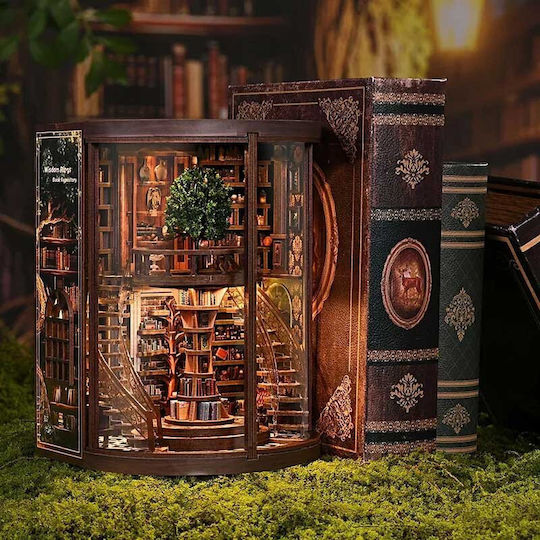Căsuță Miniaturală Book Nook Cerc Cărți Vechi