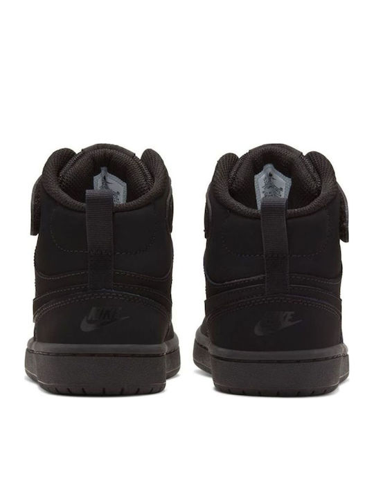 Court Borough Mid 2 Kids Sports Shoes Running Black