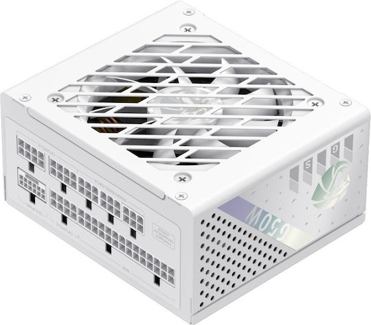 GameMax GS 650G 650W Λευκό Τροφοδοτικό Υπολογιστή Full Modular 80 Plus Gold